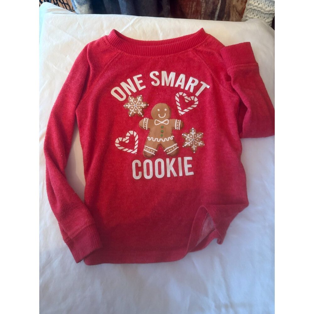 Toddler Long Sleeve Top for Holidays Size 2T GUC